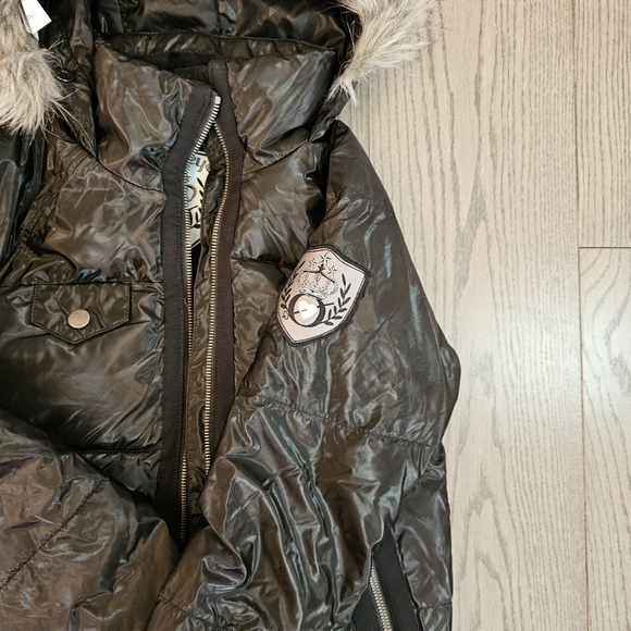 Kids winter Jacket, black, size S (8) - Picture 9 of 11